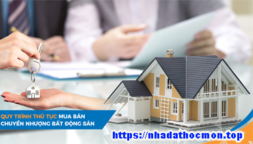 Quy trình sang nhượng nhà đất mới nhất